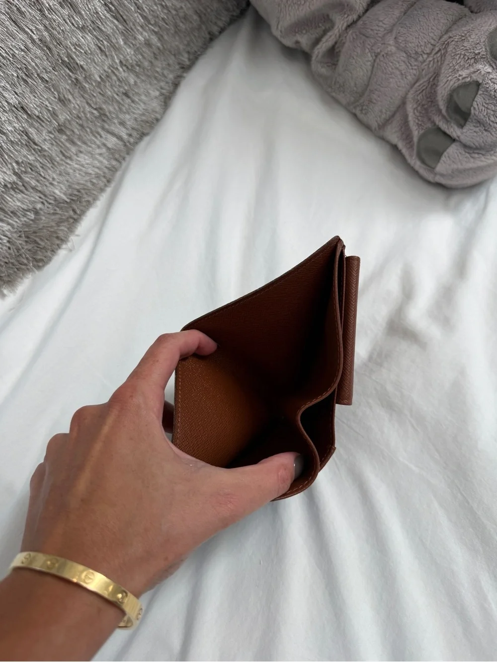Louis Vuitton Brown Monogram Canvas Bi-Fold Wallet
